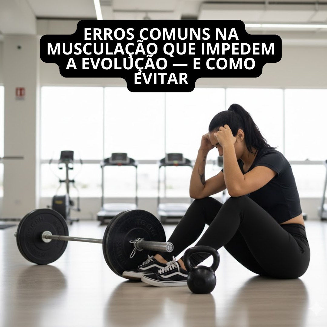 Leia mais sobre o artigo Erros comuns na musculação que impedem a evolução — e como evitar